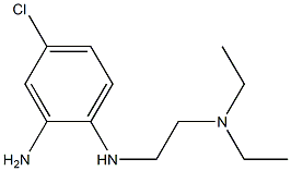 4-Chloro-N-[2-(diethylamino)ethyl]-1,2-benzenediamine Struktur