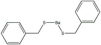 Bis(benzylthio)barium Struktur