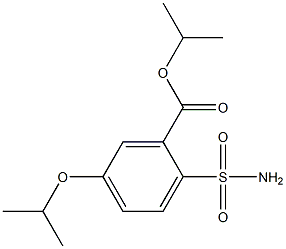 5-Isopropoxy-2-sulfamoylbenzoic acid isopropyl ester Struktur