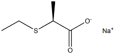 [S,(-)]-2-(Ethylthio)propionic acid sodium salt Struktur