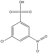 3-Chloro-5-nitrobenzenesulfonic acid Struktur