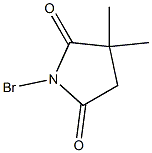 1-Bromo-3,3-dimethylpyrrolidine-2,5-dione Struktur