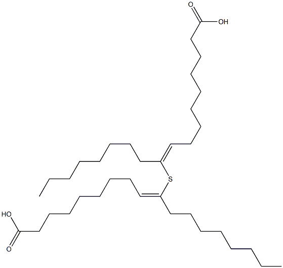 10,10'-Thiodi[(Z)-9-octadecenoic acid] Struktur