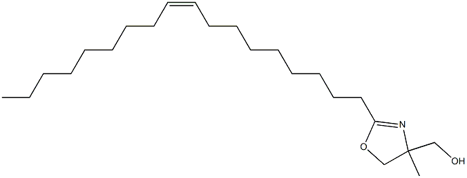 4,5-Dihydro-4-methyl-2-[(Z)-9-octadecenyl]-4-oxazolemethanol Struktur