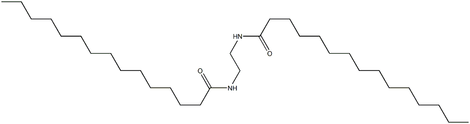 N,N'-(1,2-Ethanediyl)bis(pentadecanamide) Struktur