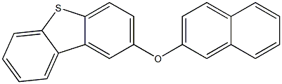 2-(2-Naphtyloxy)dibenzothiophene Struktur