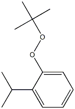 1-Isopropyl-2-(tert-butylperoxy)benzene Struktur