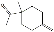 1-(1-Methyl-4-methylenecyclohexan-1-yl)ethan-1-one Struktur