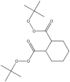 Cyclohexane-1,2-bis(peroxycarboxylic acid)di-tert-butyl ester Struktur