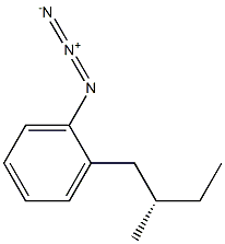 (+)-2-[(S)-2-Ethylpropyl]phenyl azide Struktur