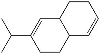 1,2,4a,5,6,8a-Hexahydro-7-isopropylnaphthalene Struktur