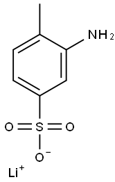 3-Amino-4-methylbenzenesulfonic acid lithium salt Struktur