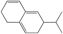 1,2,6,7-Tetrahydro-6-isopropylnaphthalene Struktur