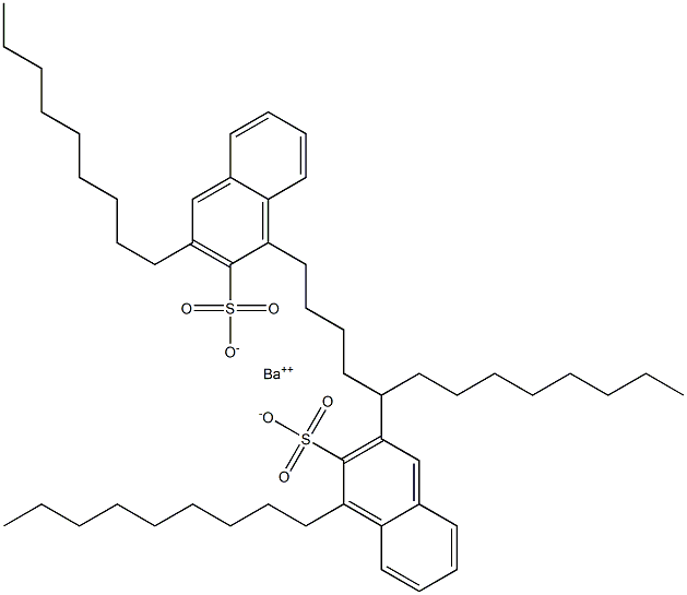 Bis(1,3-dinonyl-2-naphthalenesulfonic acid)barium salt Struktur