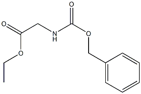 N-(Benzyloxycarbonyl)glycine ethyl ester Struktur