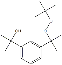 2-[m-[1-(tert-Butylperoxy)-1-methylethyl]phenyl]-2-propanol Struktur