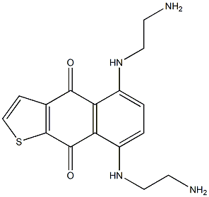 5,8-Bis[2-aminoethylamino]naphtho[2,3-b]thiophene-4,9-dione Struktur