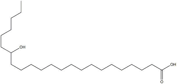 17-Hydroxytricosanoic acid Struktur