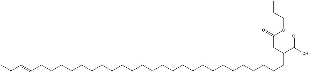 2-(26-Nonacosenyl)succinic acid 1-hydrogen 4-allyl ester Struktur