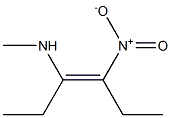 (Z)-3-Methylamino-4-nitro-3-hexene Struktur