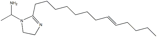 1-(1-Aminoethyl)-2-(8-tridecenyl)-2-imidazoline Struktur