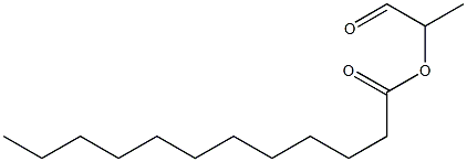 Lauric acid 1-formylethyl ester Struktur