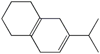 1,2,3,4,5,8-Hexahydro-6-isopropylnaphthalene Struktur