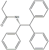 (-)-N-[(R)-1,2,2-Triphenylethyl]propionamide Struktur