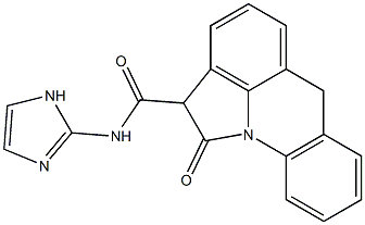 N-(1H-Imidazol-2-yl)-1,2-dihydro-1-oxo-6H-pyrrolo[3,2,1-de]acridine-2-carboxamide Struktur