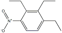 2,3,4-Triethyl-1-nitrobenzene Struktur