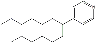 4-(1-Hexylheptyl)pyridine Struktur