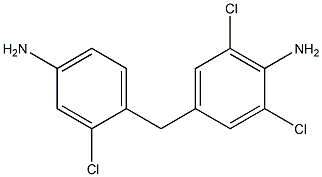 4-[(4-Amino-2-chlorophenyl)methyl]-2,6-dichloroaniline Struktur