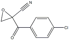 2-(4-Chlorobenzoyl)oxirane-2-carbonitrile Struktur