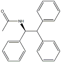 (+)-N-[(S)-1,2,2-Triphenylethyl]acetamide Struktur