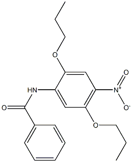 4'-Nitro-2',5'-dipropoxybenzanilide Struktur