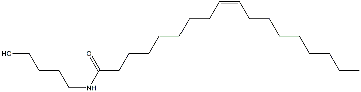 N-(4-Hydroxybutyl)oleic amide Struktur