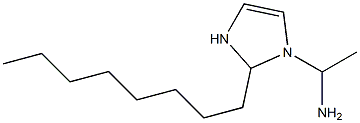 1-(1-Aminoethyl)-2-octyl-4-imidazoline Struktur