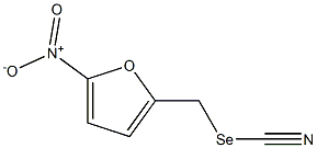 5-Nitrofurfuryl selenocyanate Struktur