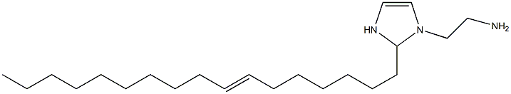 1-(2-Aminoethyl)-2-(7-heptadecenyl)-4-imidazoline Struktur