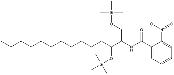 N-[1,3-Bis(trimethylsilyloxy)tetradecan-2-yl]-2-nitrobenzamide Struktur