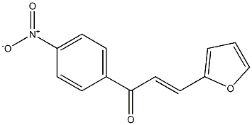 (E)-1-(2-Furyl)-3-(4-nitrophenyl)-1-propen-3-one Struktur