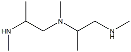 N-[1-Methyl-2-(methylamino)ethyl]-N-[2-methyl-2-(methylamino)ethyl]methanamine Struktur