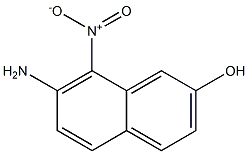 7-Amino-8-nitro-2-naphthol Struktur