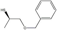 [R,(-)]-1-(Benzyloxy)-2-propanethiol Struktur