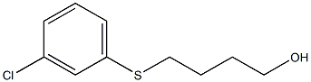 4-[(3-Chlorophenyl)thio]-1-butanol Struktur