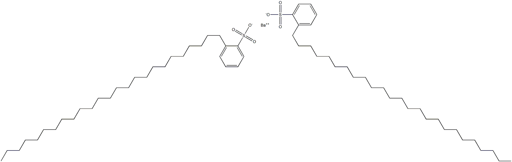 Bis(2-pentacosylbenzenesulfonic acid)barium salt Struktur