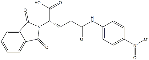 N2,N2-Phthaloyl-N5-(4-nitrophenyl)-L-glutamine Struktur