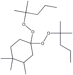 3,4,4-Trimethyl-1,1-bis(1,1-dimethylbutylperoxy)cyclohexane Struktur