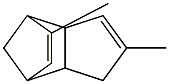 4,9-Dimethyltricyclo[5.2.1.02,6]deca-3,8-diene Struktur