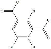 2,4,5-Trichloroisophthalic acid dichloride Struktur